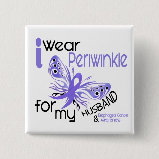 食道の蟹座私は私の夫のためのタマキビを身に着けています 缶バッジ (正面)