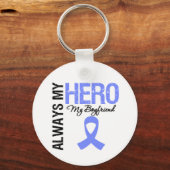 食道癌はいつも私のヒーロー私のボーイフレンド キーホルダー (正面)