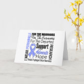 食道癌I衣服ペリウィンクルリボン献上品 カード (黄色い花)