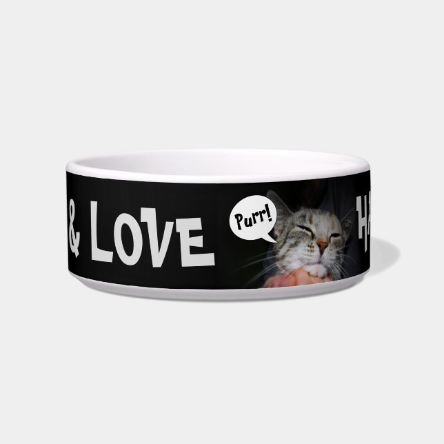 食+愛=ハッピーキャット！ ボウル (左)