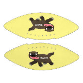 飢えおもしろいた狼の動物漫画 アメリカンフットボール (パネル)