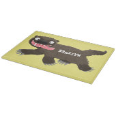 飢えおもしろいた狼の動物漫画 カッティングボード (角)