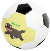 飢えおもしろいた狼の動物漫画 サッカーボール (3/4)