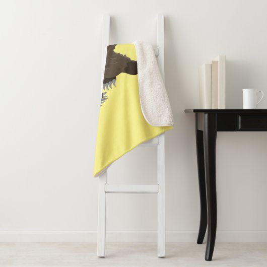 飢えおもしろいた狼の動物漫画 シェルパブランケット (インサイチュ)