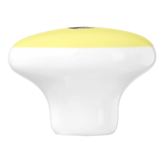 飢えおもしろいた狼の動物漫画 セラミックノブ (側面)