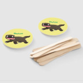 飢えおもしろいた狼の動物漫画 ハンドファン (組立なし)