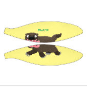 飢えおもしろいた狼の動物漫画 ミニバスケットボール (パネル)