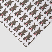 飢えおもしろいた狼の動物漫画 薄葉紙 (詳細)