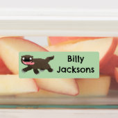 飢えおもしろいた狼パーソナライズされた獣 ラベル (貼付)