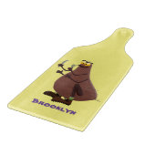 飢えおもしろいた醜いノミ漫画 カッティングボード (角)