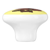 飢えおもしろいた醜いノミ漫画 セラミックノブ (側面)