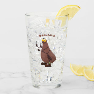 飢えおもしろいた醜いノミ漫画 タンブラーグラス