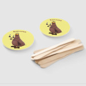 飢えおもしろいた醜いノミ漫画 ハンドファン (組立なし)