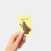 飢えおもしろいた醜いノミ漫画 バッジ (手持ち)