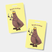 飢えおもしろいた醜いノミ漫画 バッジ (正面＆裏面)