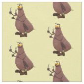 飢えおもしろいた醜いノミ漫画 ファブリック (クローズアップ)