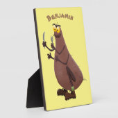 飢えおもしろいた醜いノミ漫画 フォトプラーク (側面)