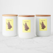 飢えおもしろいた醜いノミ漫画 フードラベル (ボトル)