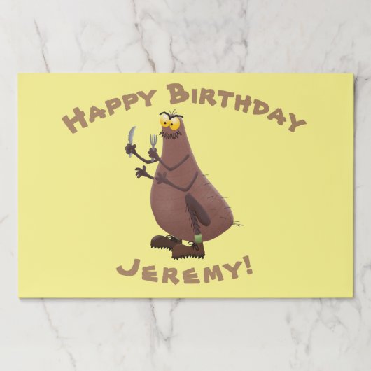 飢えおもしろいた醜いノミ漫画 ペーパーパッド (正面)