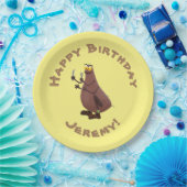 飢えおもしろいた醜いノミ漫画 ペーパープレート (パーティー)