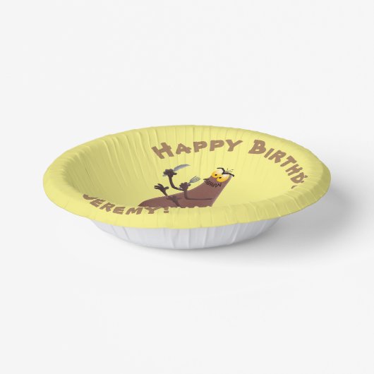 飢えおもしろいた醜いノミ漫画 ペーパーボウル (傾斜あり)