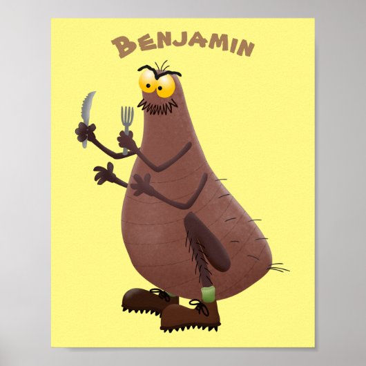 飢えおもしろいた醜いノミ漫画 ポスター (正面)