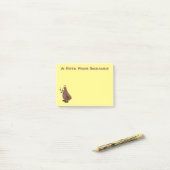 飢えおもしろいた醜いノミ漫画 ポストイット (デスク上)