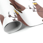 飢えおもしろいた醜いノミ漫画 ラッピングペーパー (ロールコーナー)