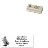 飢えおもしろいた醜いノミ漫画 ラバースタンプ (押印)