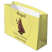 飢えおもしろいた醜いノミ漫画 ラージペーパーバッグ (裏面アングル)