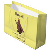 飢えおもしろいた醜いノミ漫画 ラージペーパーバッグ (正面アングル)