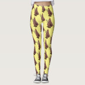 飢えおもしろいた醜いノミ漫画 レギンス (正面)