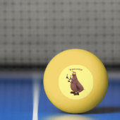 飢えおもしろいた醜いノミ漫画 卓球ボール (ネット)