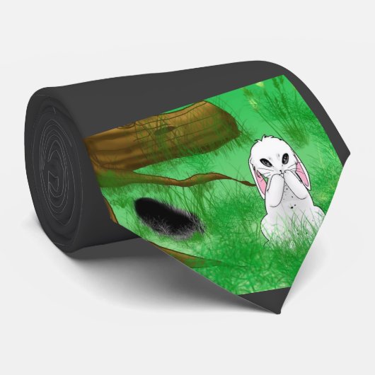 飢えたウサギのネクタイ ネクタイ (ロール)