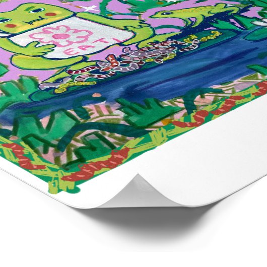 飢えたカエル ポスター (角)