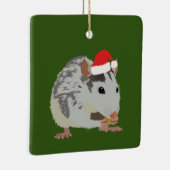 飢えたクリスマス・ネズミ セラミックオーナメント (右)