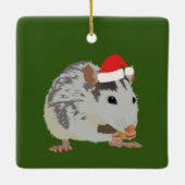 飢えたクリスマス・ネズミ セラミックオーナメント (裏面)