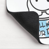 飢えたグラフィックデザイナーのマウスパッド マウスパッド (コーナー)