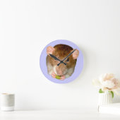 飢えたネズミの壁時計 ラウンド壁時計 (ホーム)