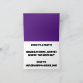 飢えたヒッポおもしろいキッズヒポタマス漫画 カード (内部)