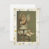 飢えたベビー サンキューカード (正面/裏面)