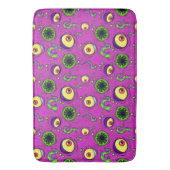 飢えたモンスターのシームレスなパターン バスマット (正面縦)