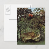 飢えたライオン ポストカード (正面/裏面)