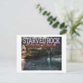 飢えたロック州パーク – オグレスビー – イリノイ州 ポストカード (スタンド正面)