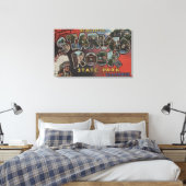 飢えたロック州パーク – ラージレターシーン キャンバスプリント (インサイチュ (寝室))