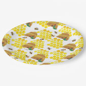 飢えた毛虫 |ビー救ツのパターン ペーパープレート (アングル)