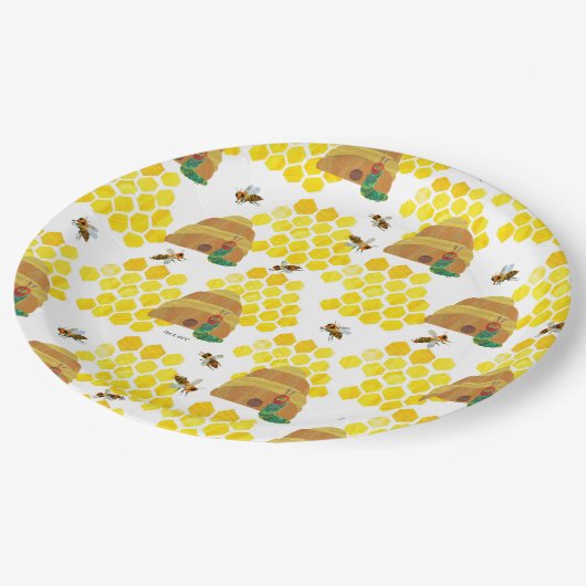 飢えた毛虫 |ビー救ツのパターン ペーパープレート (アングル)