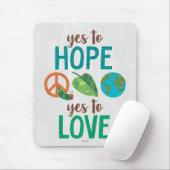 飢えた毛虫 |希望へのYes マウスパッド (マウス)