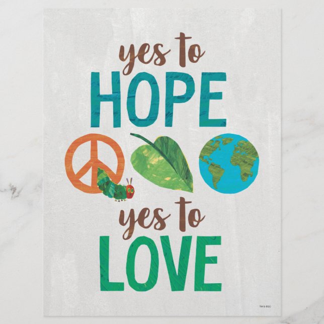 飢えた毛虫 |希望へのYes レターヘッド (正面)