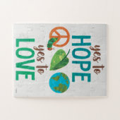 飢えた毛虫 |希望へのYes – 子供 ジグソーパズル (横)